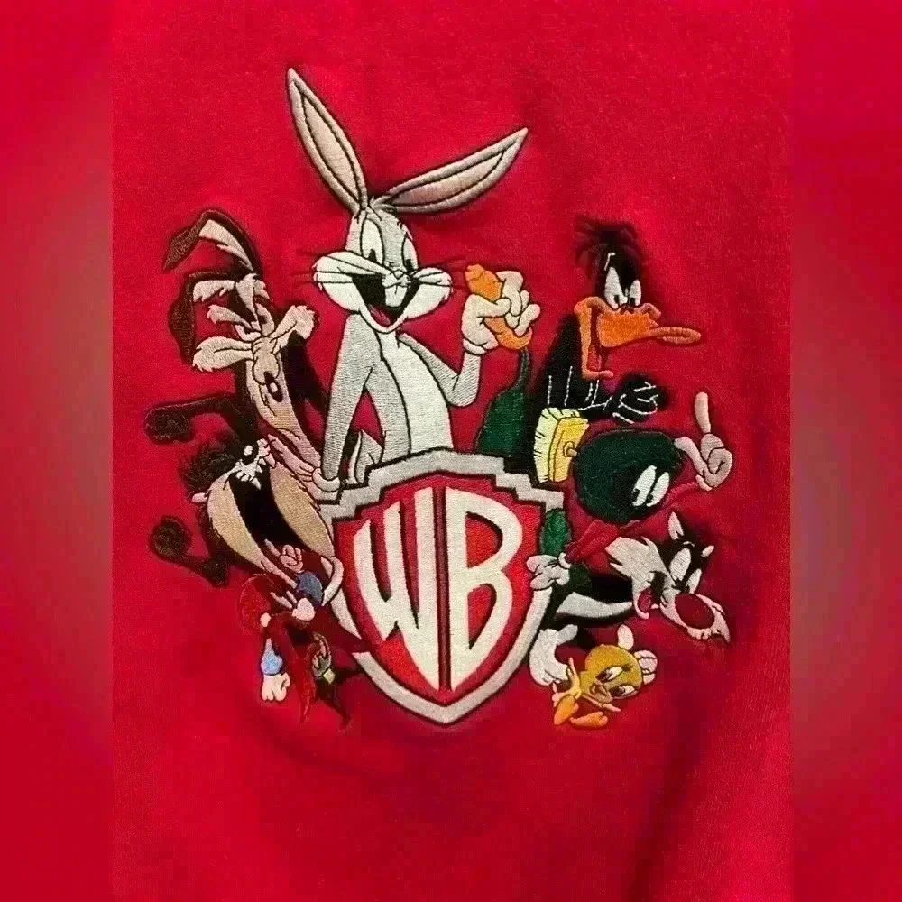 1996 Vintage  Warner Bros Looney Tunes Crewneck Bugs Bunny Tweety Size M